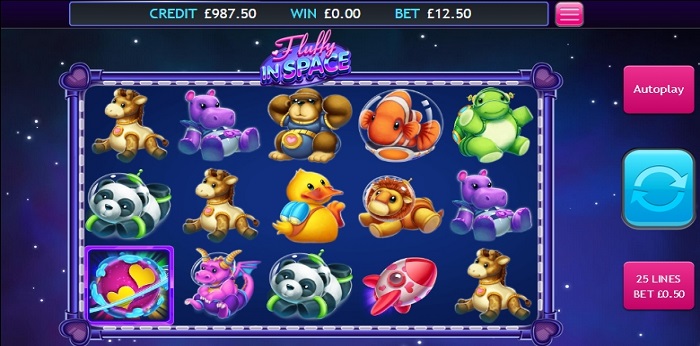 Fluffy in Space online slot small win